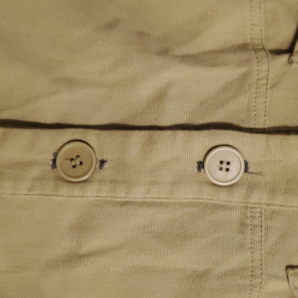 Animale Crop Button Down Jacket Size 8 - image 6